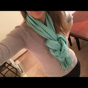 Tiffany blue scarf